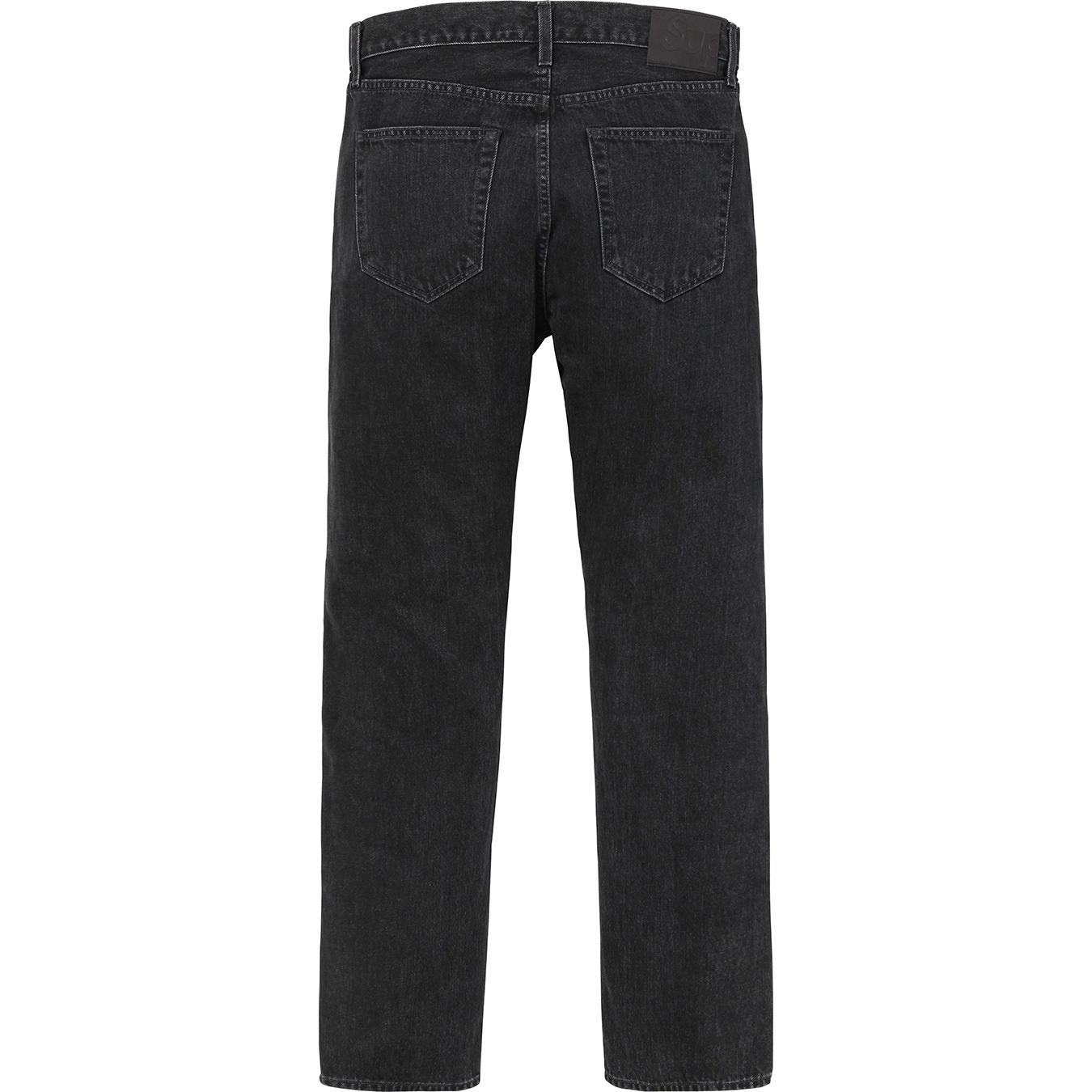 Stone Washed Black Slim Jeans view 3